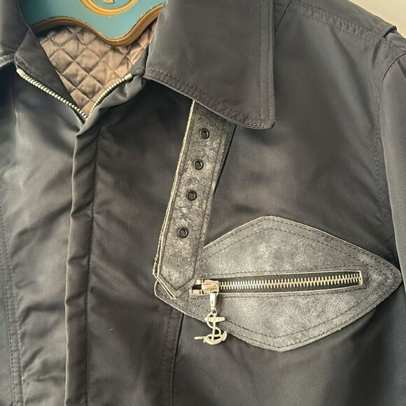 Joslyn Clarke moto jacket with Leather Accents - M - Picture 2 of 8